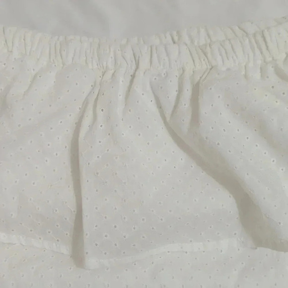 Lucky Brand Cold Shoulder Top, Color White Size M - Picture 4 of 11